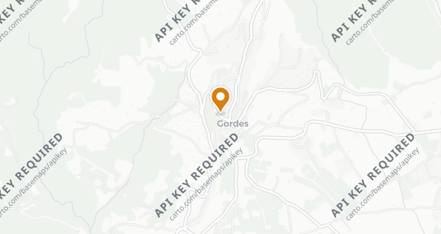 Map showing La Table de la Bastide