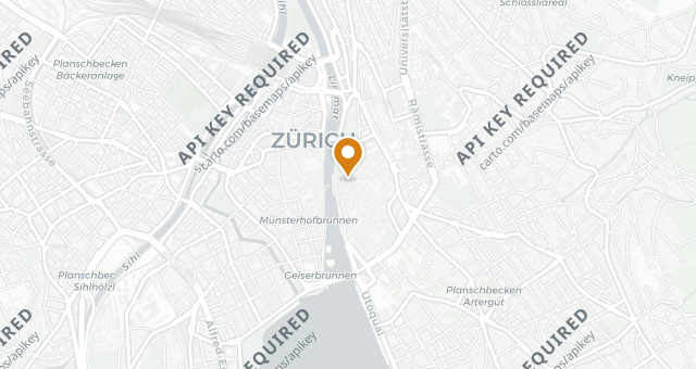 Map showing IGNIV Zürich by Andreas Caminada