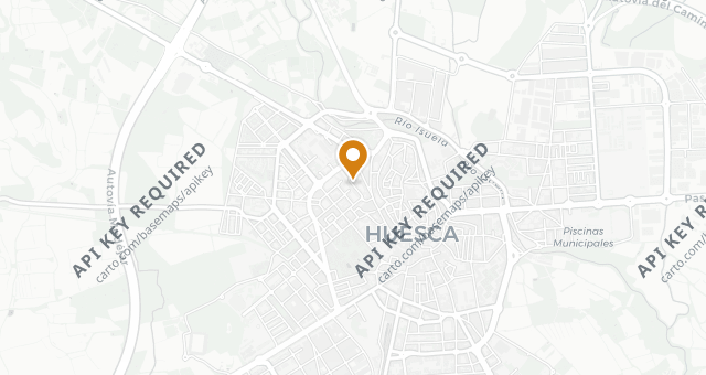 Map showing Las Torres
