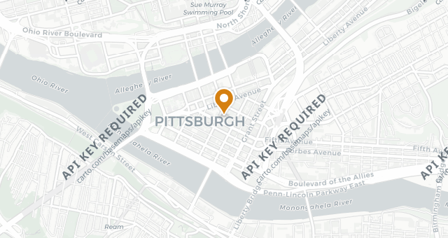 Map showing The Capital Grille