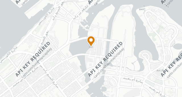 Map showing Novikov Abu Dhabi