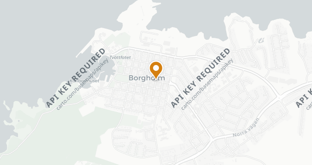 Map showing Hotell Borgholm
