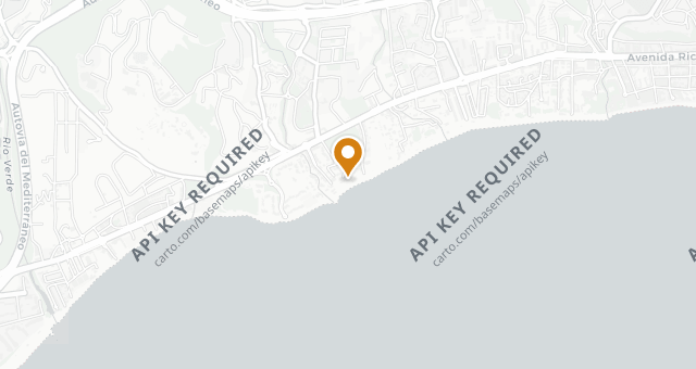 Map showing La Milla Marbella