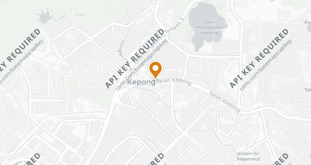 Map showing Hing Kee Bakuteh (121 Jalan Kepong)