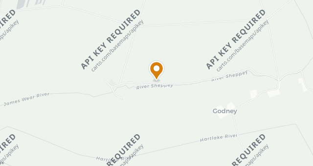 Map showing The Sheppey
