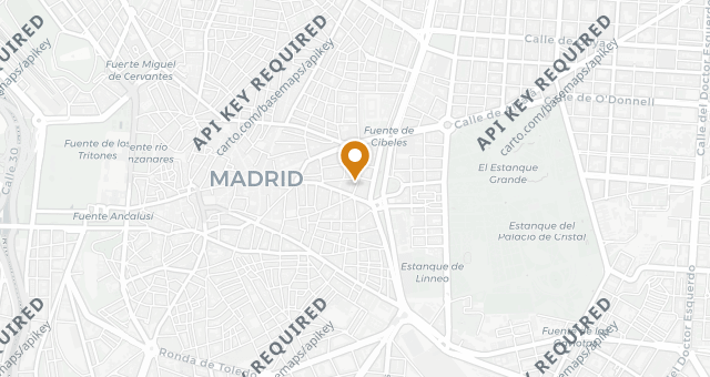 Map showing Estimar Madrid