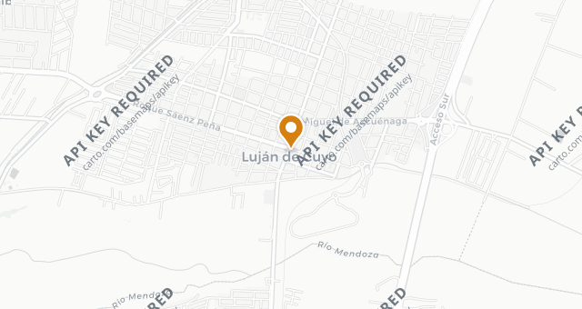 Map showing The Restaurant at Cavas Wine Lodge