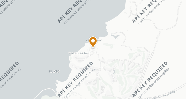 Map showing Miller & Lux Hualalai