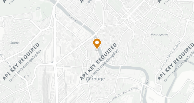 Map showing L'Artichaut