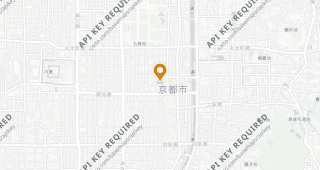 Map showing Yakitori Kyoto Tachibana