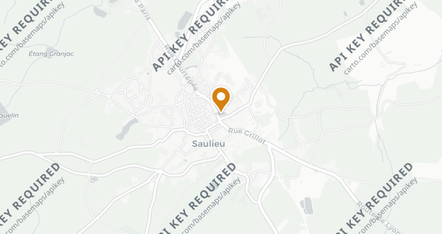 Map showing La Côte d'Or