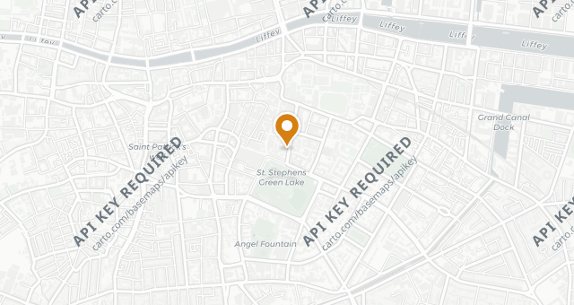 Map showing Comet