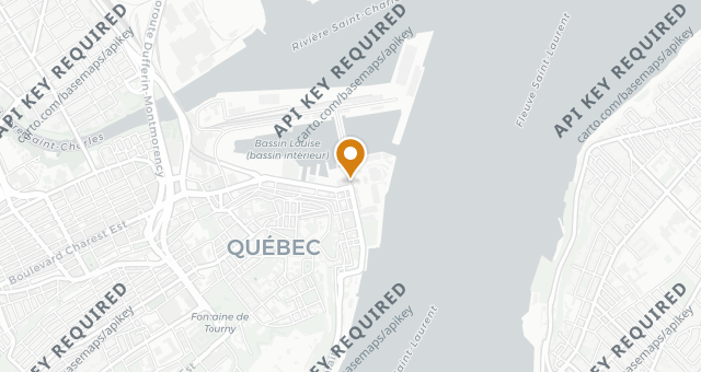 Map showing lueur