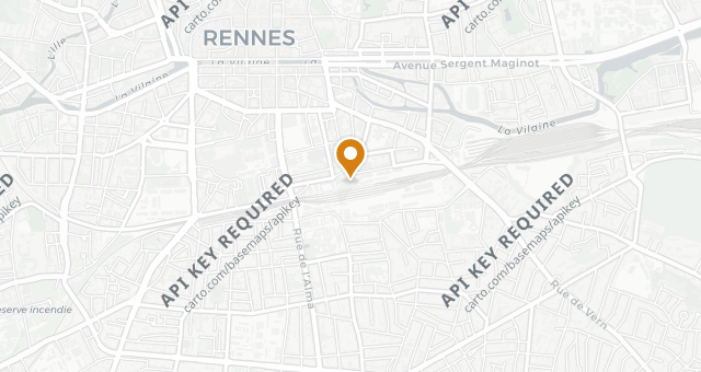 Map showing Le Paris-Brest by Christian Le Squer