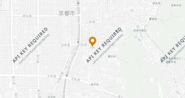 Map showing Gion Nishimura