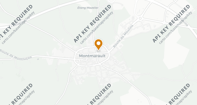 Map showing Restaurant Anne & Matthieu Omont - Hôtel de France