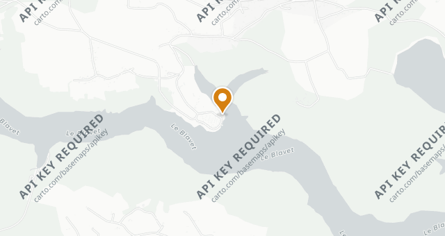 Map showing Le Beau Rivage
