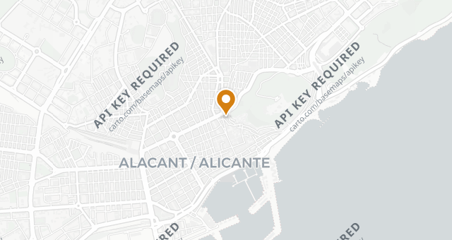 Map showing Celeste y Don Carlos