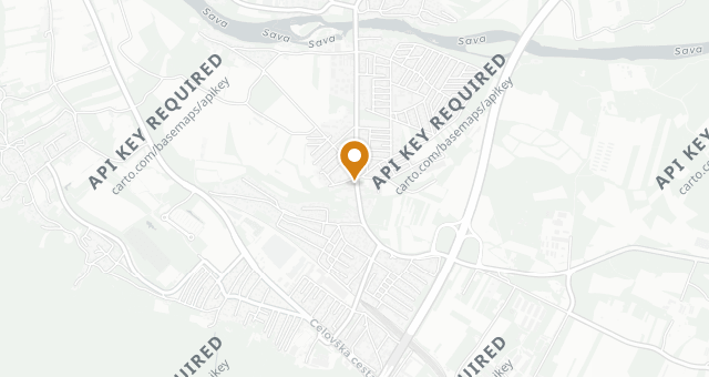 Map showing Gostilnica in pizzerija Kaval