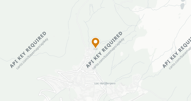 Map showing Au Chamois d'Or
