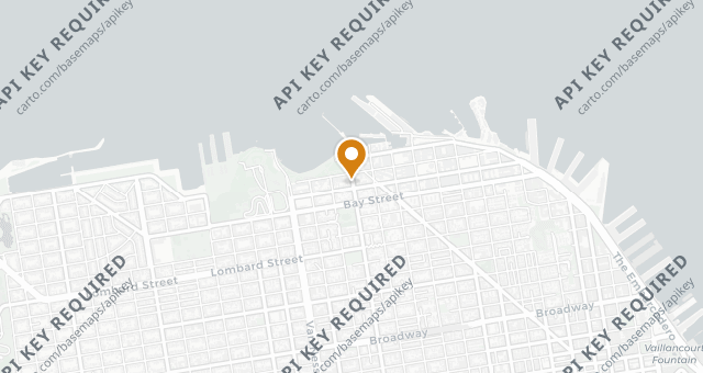 Map showing Gary Danko