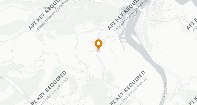 Map showing La Huertona
