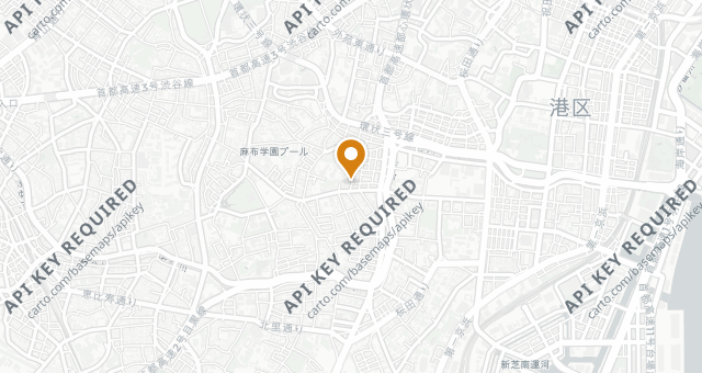 Map showing fragment Azabujuban