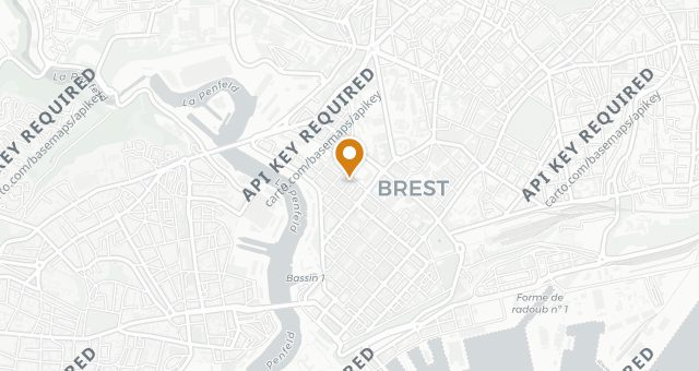 Map showing Peck & Co