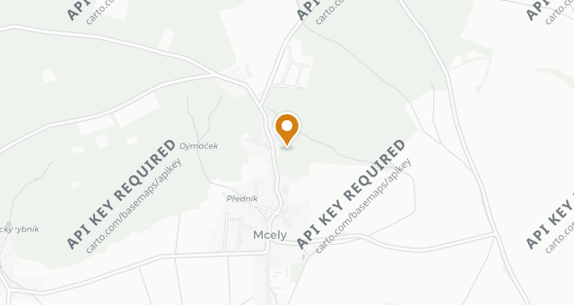 Map showing Chateau Mcely - Piano Nobile