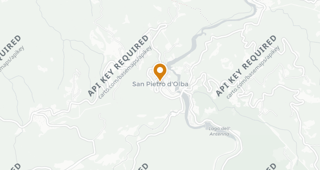 Map showing La Civetta