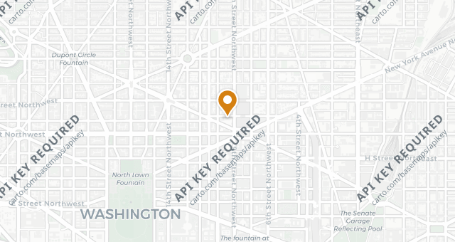 Map showing STK Washington DC