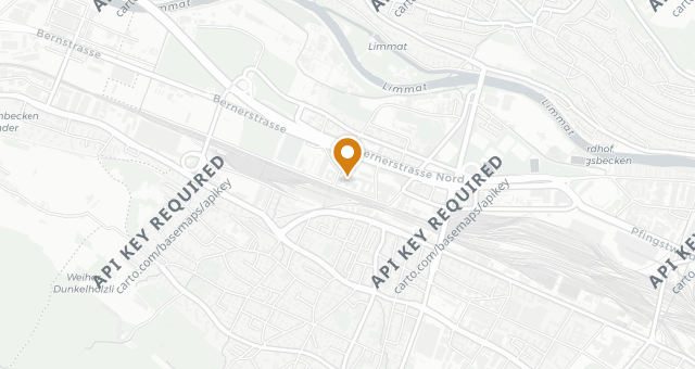 Map showing Hotel City Zürich