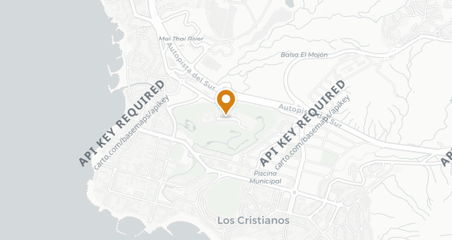 Map showing El Lajar de Bello