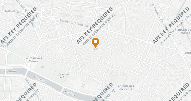 Map showing La Bourse et la Vie