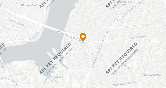Map showing Peter Luger