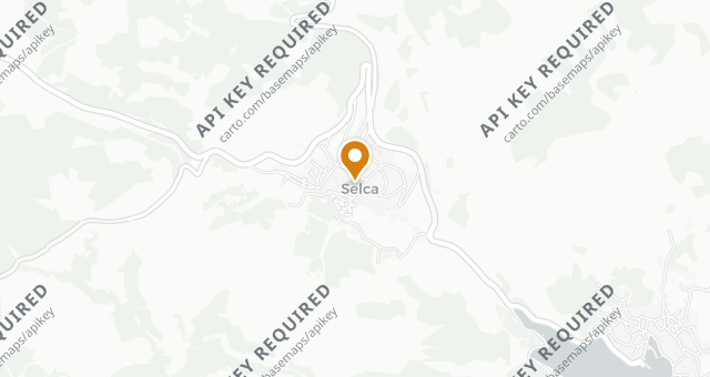 Map showing Ružmarin