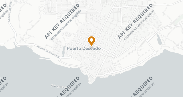 Map showing Puerto Bravo