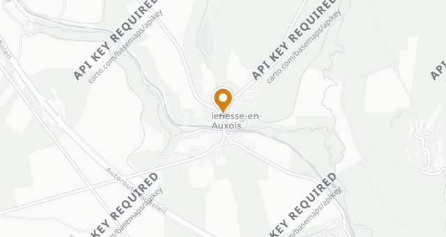 Map showing L'Auberge de Guillaume