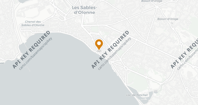 Map showing Le Quai des Saveurs