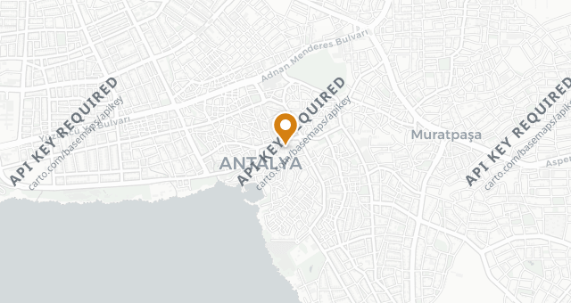 Map showing Parlak Restaurant