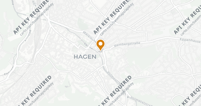 Map showing Restaurant an der Volme