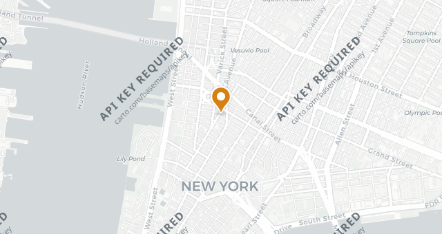 Map showing One White Street