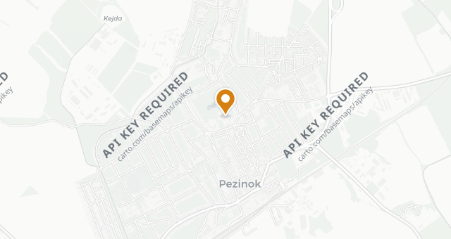 Map showing Zámocká viecha Pezinok