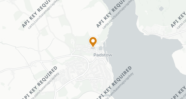Map showing Rick Stein's Café