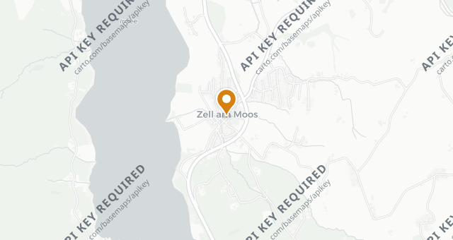 Map showing Wirt z'Zell Gasthaus Langwallner