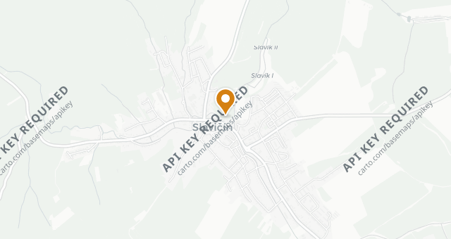Map showing Restaurace zámku Wichterle