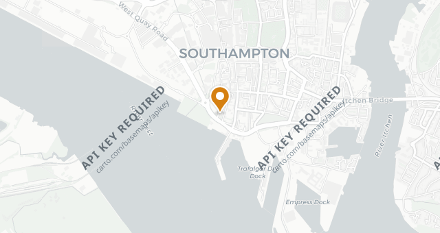 Map showing Dancing Man Brewery