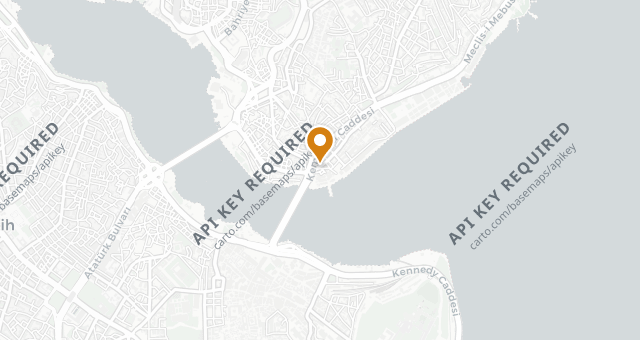 Map showing Karaköy Gümrük