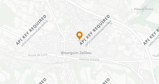 Map showing Monsieur B