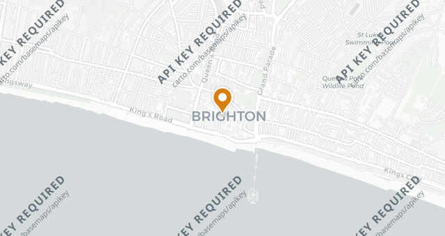 Map showing Food for Friends